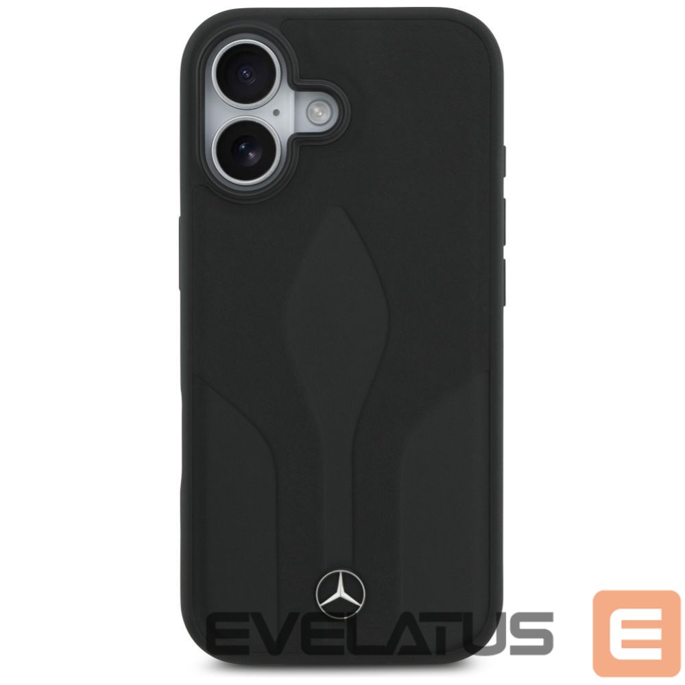 Kitos prekės Mercedes-Benz Mercedes Leather The Move MagSafe case for iPhone 17 - black