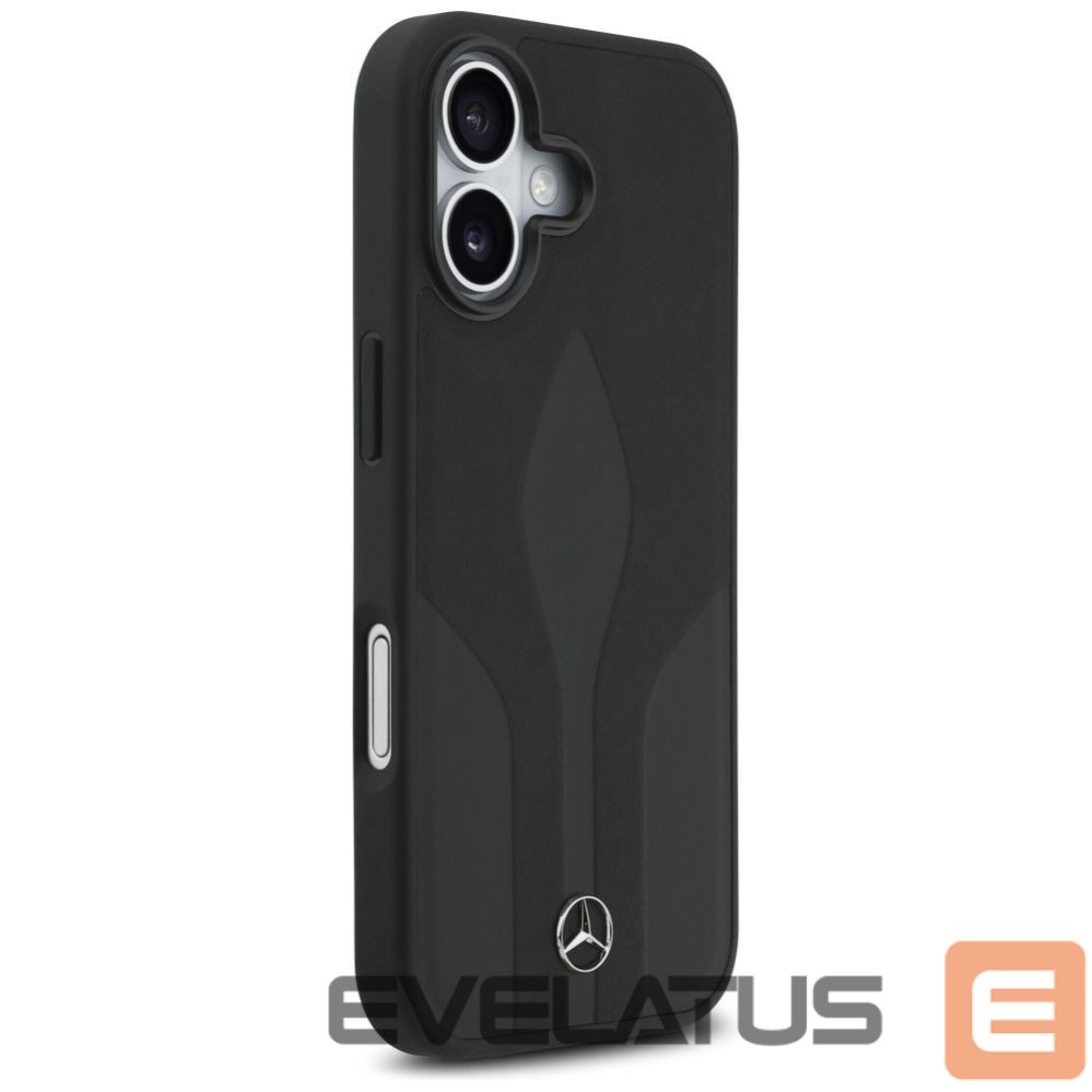 Kitos prekės Mercedes-Benz Mercedes Leather The Move MagSafe case for iPhone 17 - black