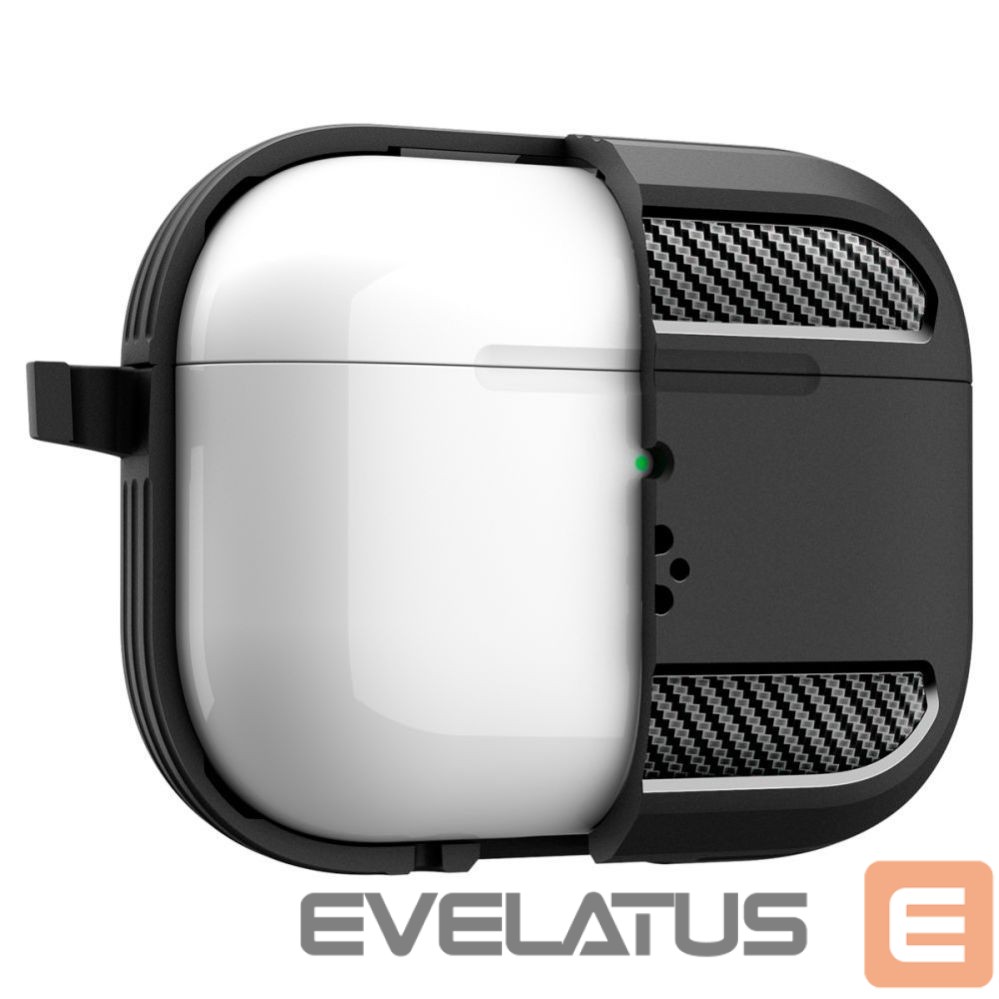 Kitos prekės Spigen Spigen Rugged Armor Case for AirPods 3 - Matte Black