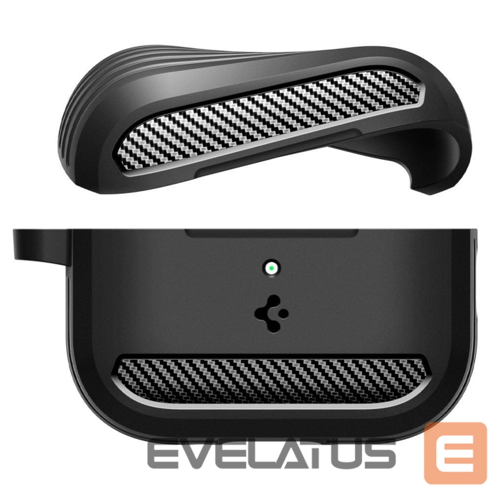 Kitos prekės Spigen Spigen Rugged Armor Case for AirPods 3 - Matte Black