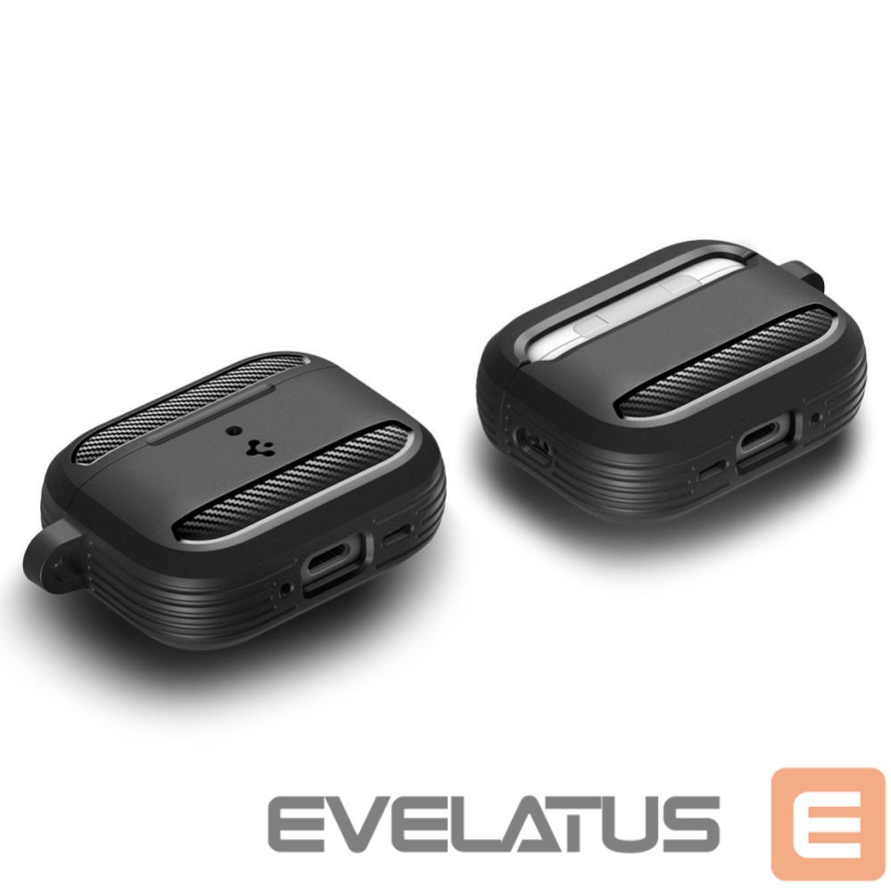 Kitos prekės Spigen Spigen Rugged Armor Case for AirPods 3 - Matte Black