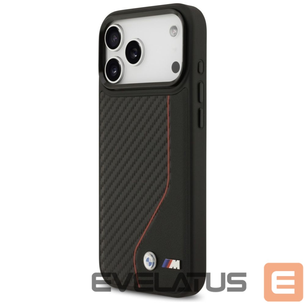 Kitos prekės BMW BMW M Carbon Line & Logo MagSafe Case for iPhone 17 Pro Max - Red
