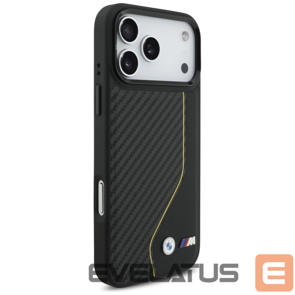 Kitos prekės BMW BMW M Carbon Line & Logo MagSafe Case for iPhone 17 Pro Max - Yellow