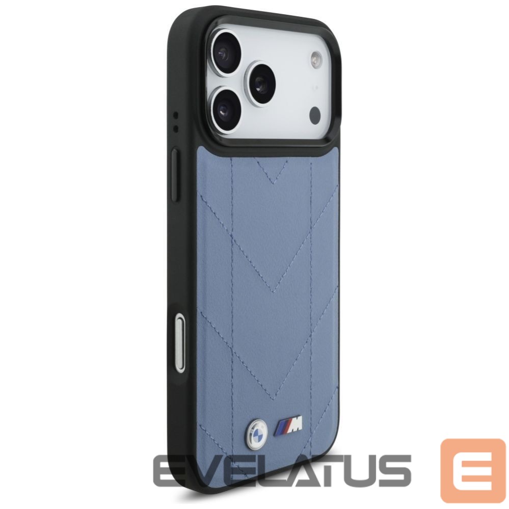 Kitos prekės BMW BMW M Quilted Logo MagSafe Case for iPhone 17 Pro Max - Blue