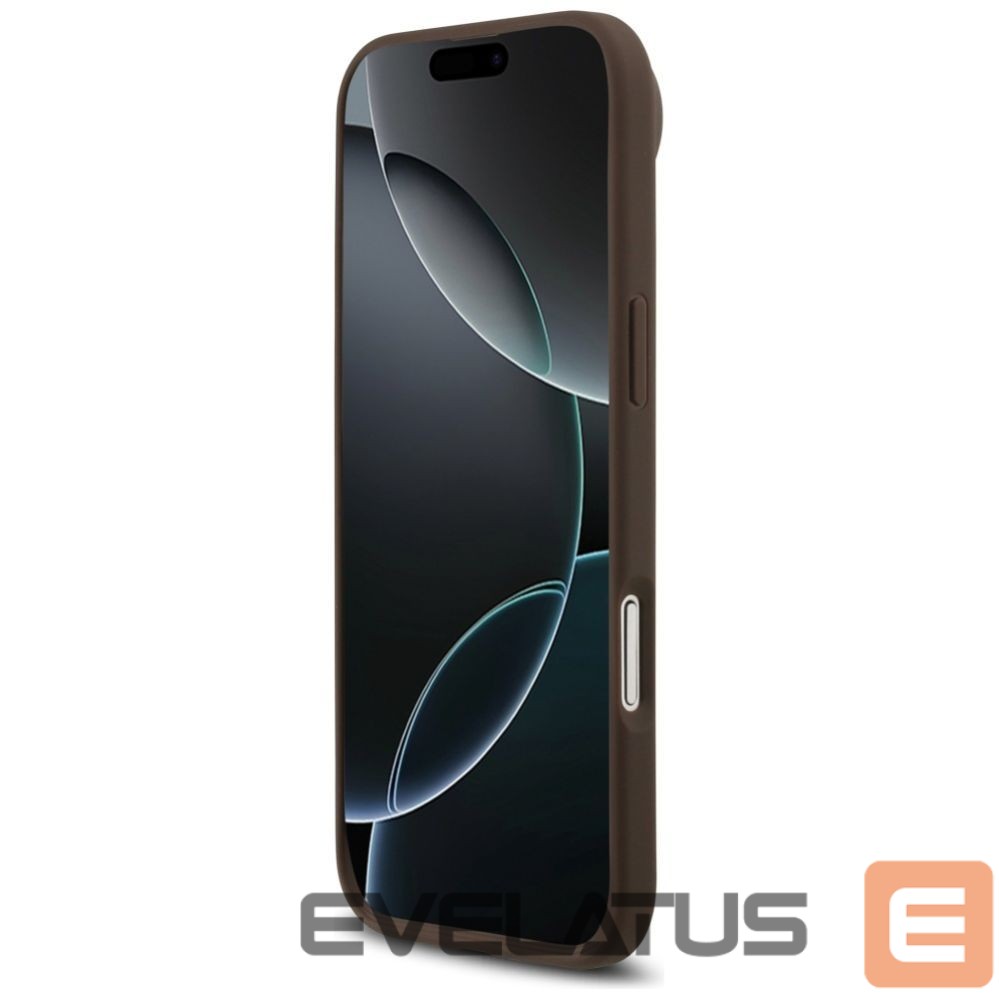 Kitos prekės Guess Guess 4G Circle Classic Logo MagSafe case for iPhone Air - brown