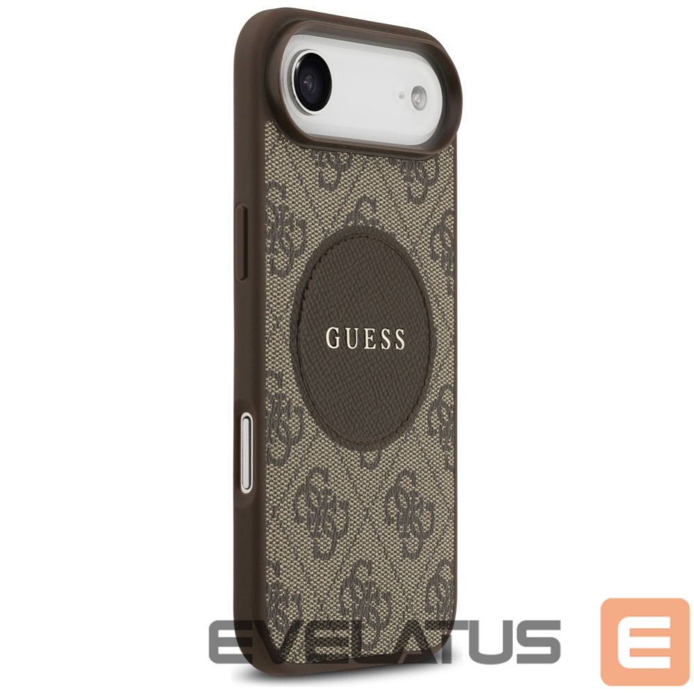 Kitos prekės Guess Guess 4G Circle Classic Logo MagSafe case for iPhone Air - brown