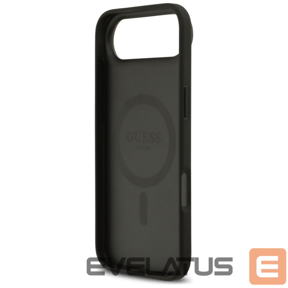 Kitos prekės Guess Guess 4G Circle Classic Logo MagSafe case for iPhone Air - black