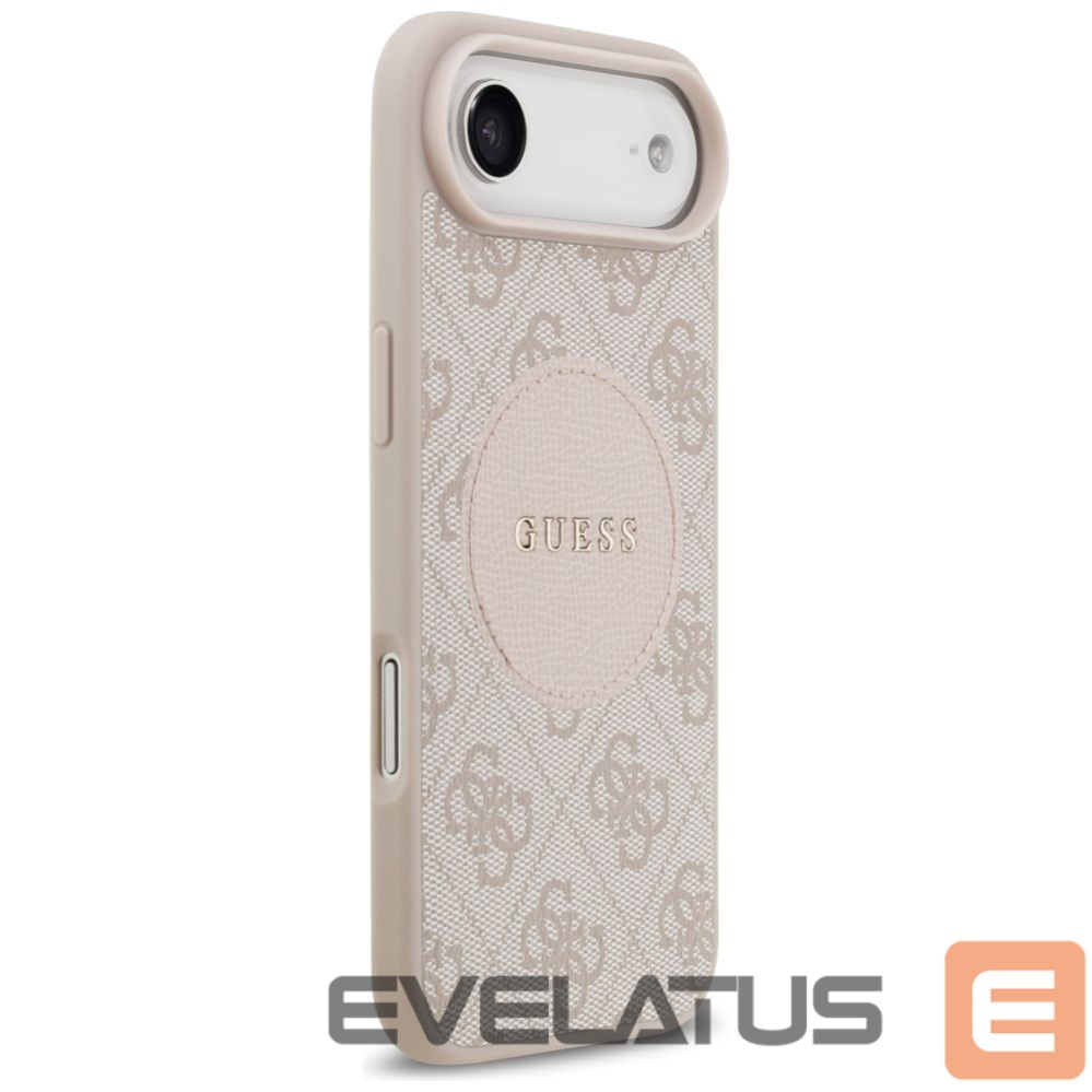 Kitos prekės Guess Guess 4G Circle Classic Logo MagSafe case for iPhone Air - pink