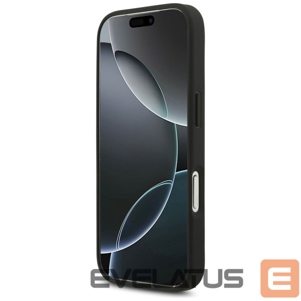 Kitos prekės Guess Guess 4G Strap 4G Classic Logo Case for iPhone 17 Pro - Black