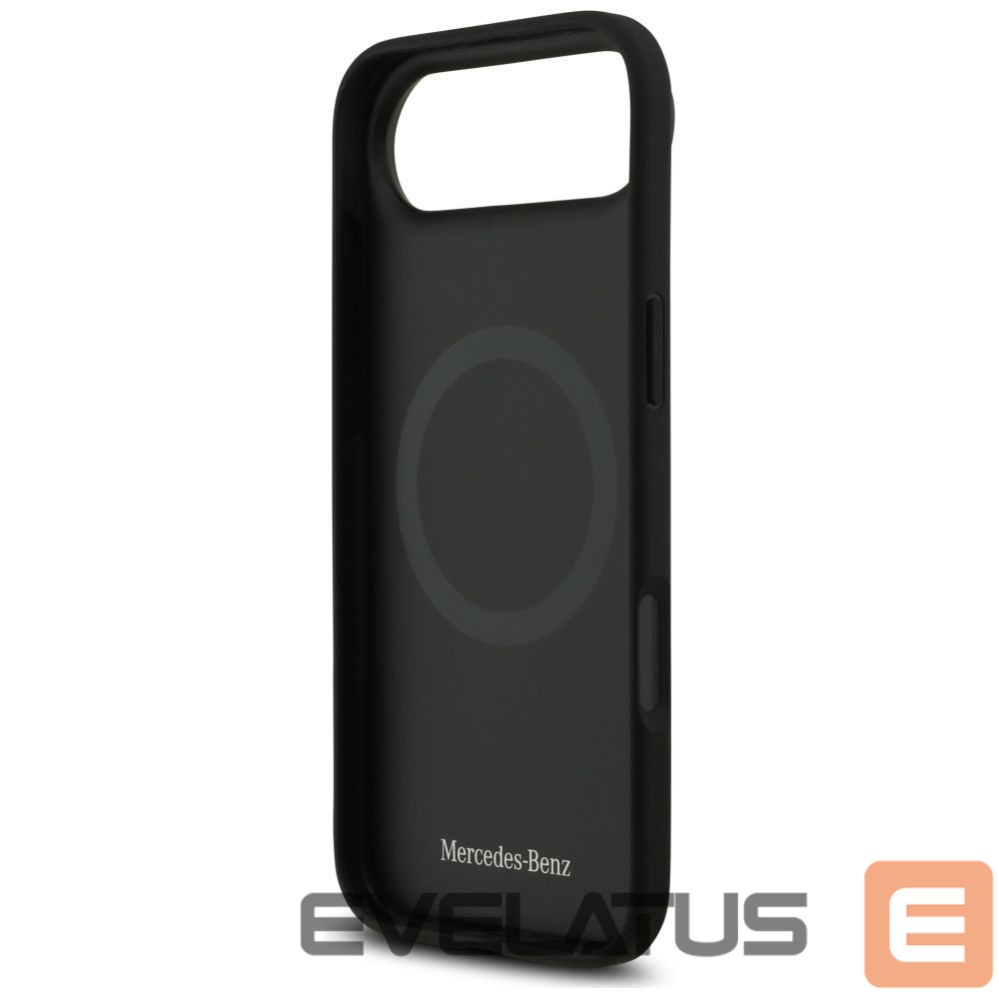Kitos prekės Mercedes-Benz Mercedes Leather Large Laurel Leave MagSafe case for iPhone Air - black