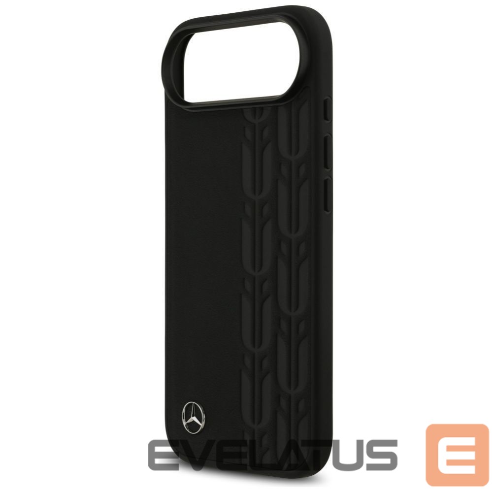 Kitos prekės Mercedes-Benz Mercedes Leather Laurel Leaves MagSafe Case for iPhone Air - Black