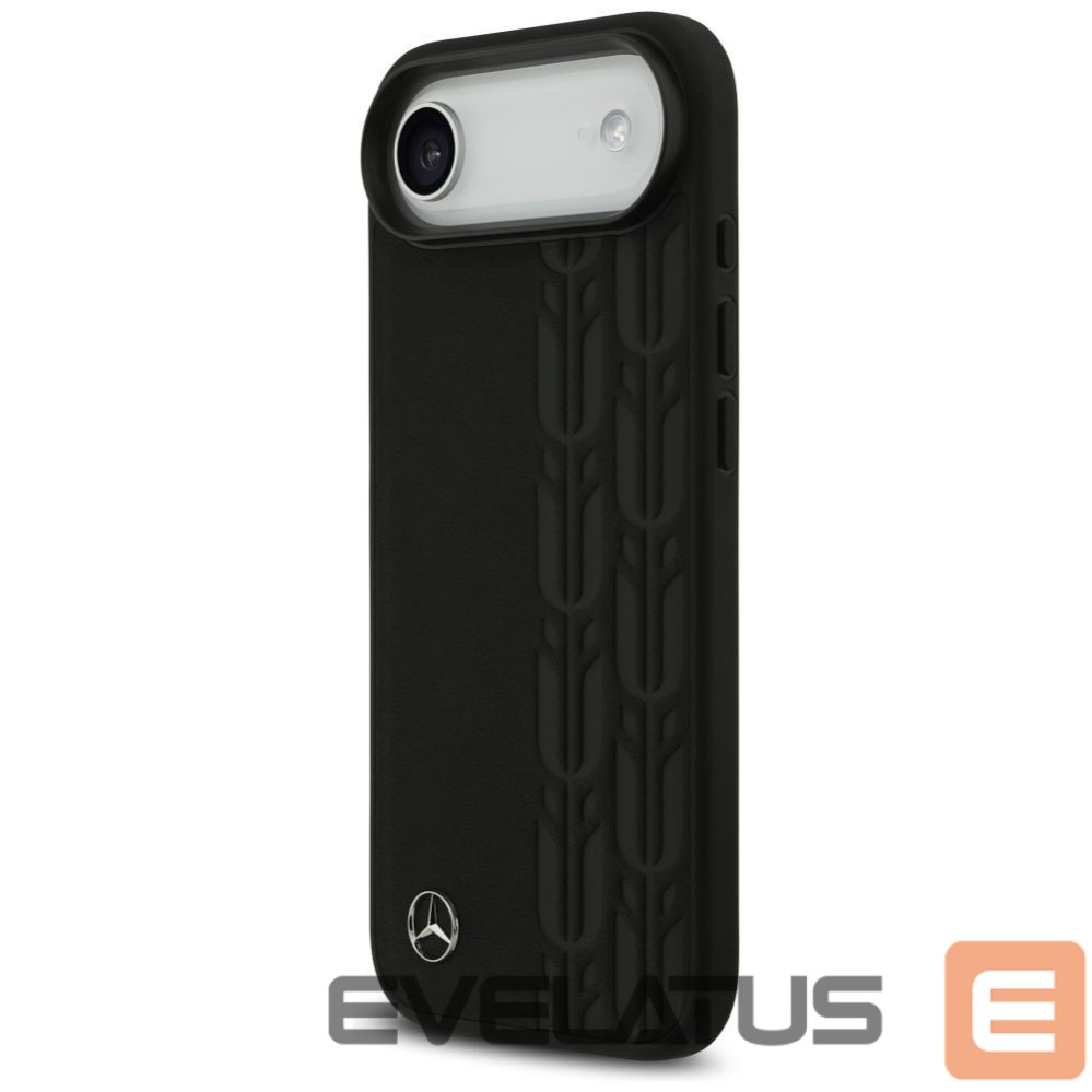 Kitos prekės Mercedes-Benz Mercedes Leather Laurel Leaves MagSafe Case for iPhone Air - Black