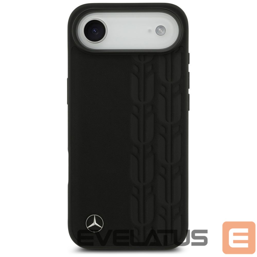 Kitos prekės Mercedes-Benz Mercedes Leather Laurel Leaves MagSafe Case for iPhone Air - Black
