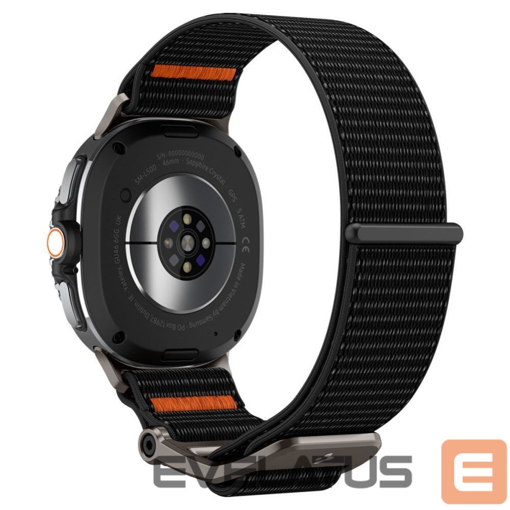 Kitos prekės Spigen Spigen DuraPro Flex Strap for Samsung Galaxy Watch 40/44/46 mm - Black