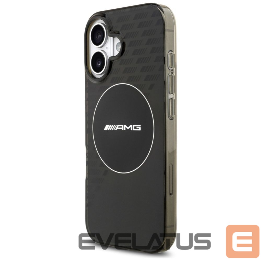 Kitos prekės Mercedes-Benz AMG Nauble Layer Transparent Smocked MagSafe Case for iPhone 17 - Black
