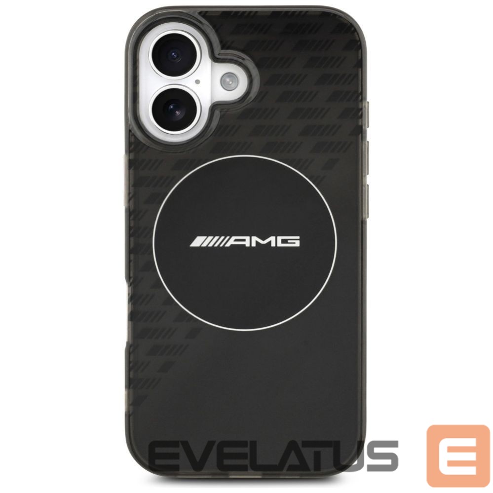 Kitos prekės Mercedes-Benz AMG Nauble Layer Transparent Smocked MagSafe Case for iPhone 17 - Black