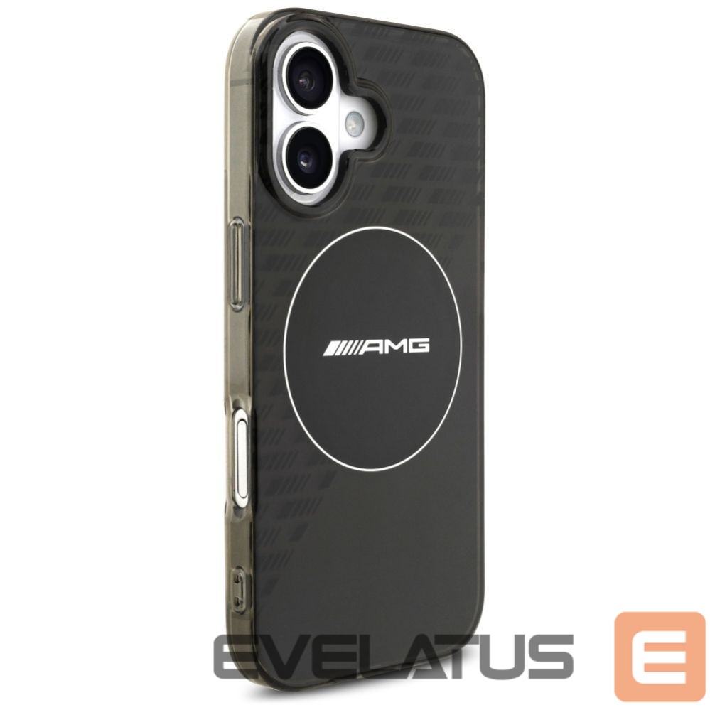 Kitos prekės Mercedes-Benz AMG Nauble Layer Transparent Smocked MagSafe Case for iPhone 17 - Black