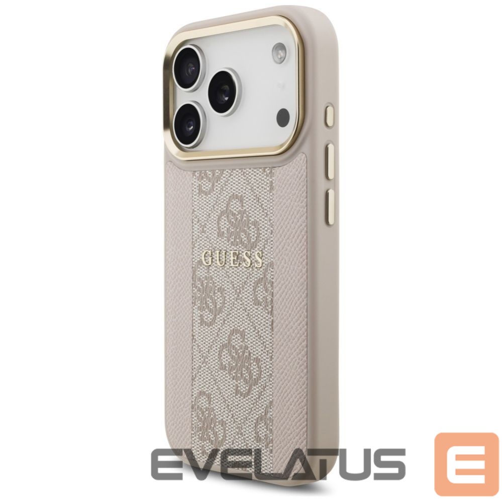 Kitos prekės Guess Guess 4G Stripe MagSafe Case for iPhone 17 Pro - Pink