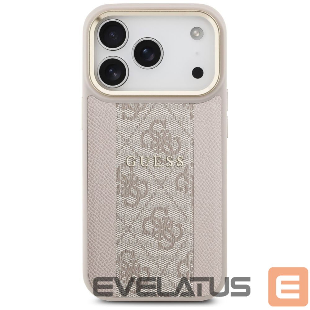 Kitos prekės Guess Guess 4G Stripe MagSafe Case for iPhone 17 Pro - Pink