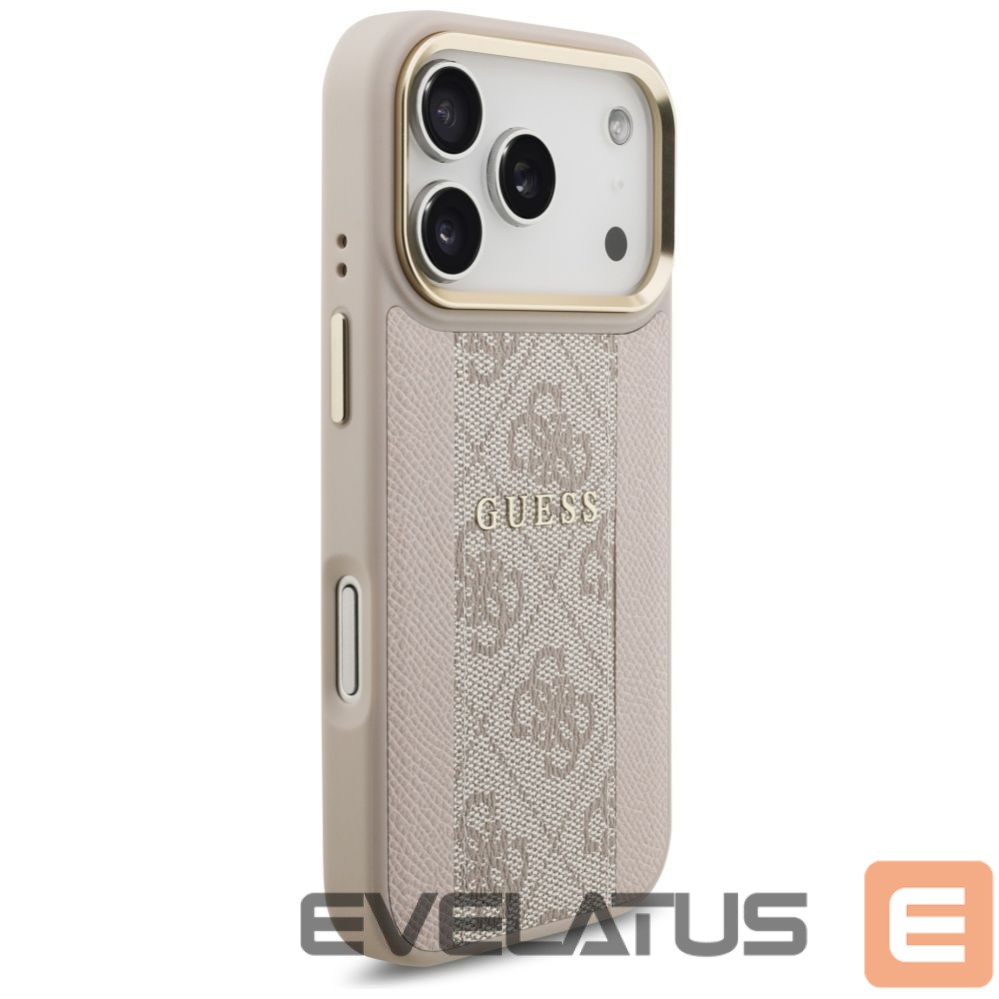 Kitos prekės Guess Guess 4G Stripe MagSafe Case for iPhone 17 Pro - Pink