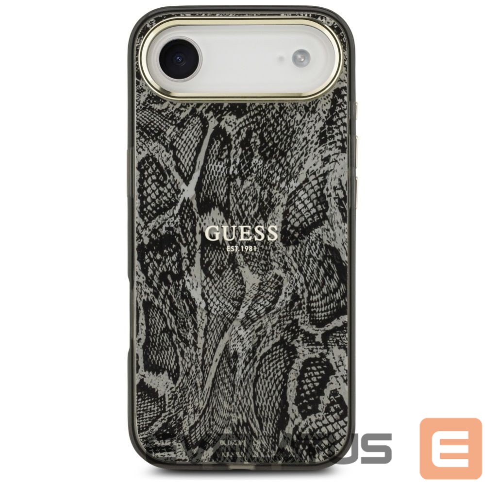 Kitos prekės Guess Guess Python Pattern MagSafe Case for iPhone Air - Black