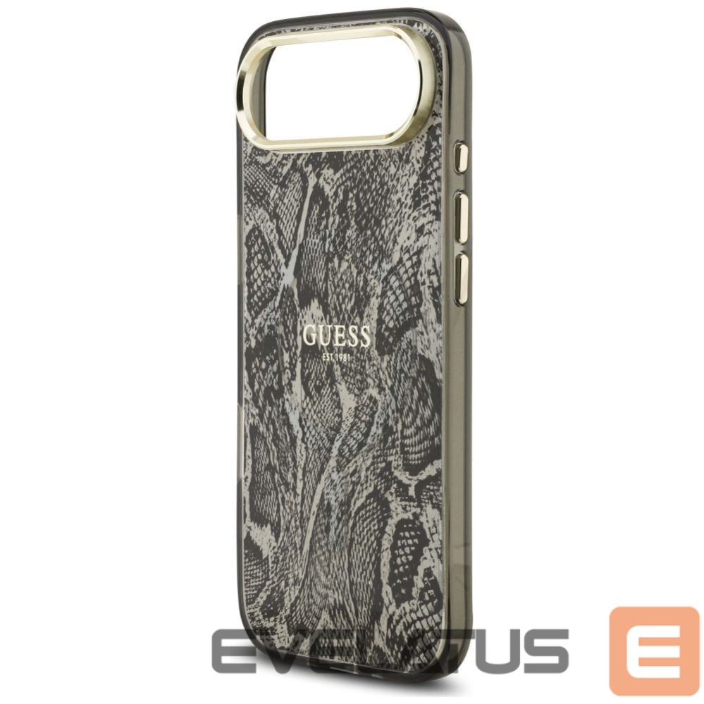 Kitos prekės Guess Guess Python Pattern MagSafe Case for iPhone Air - Black
