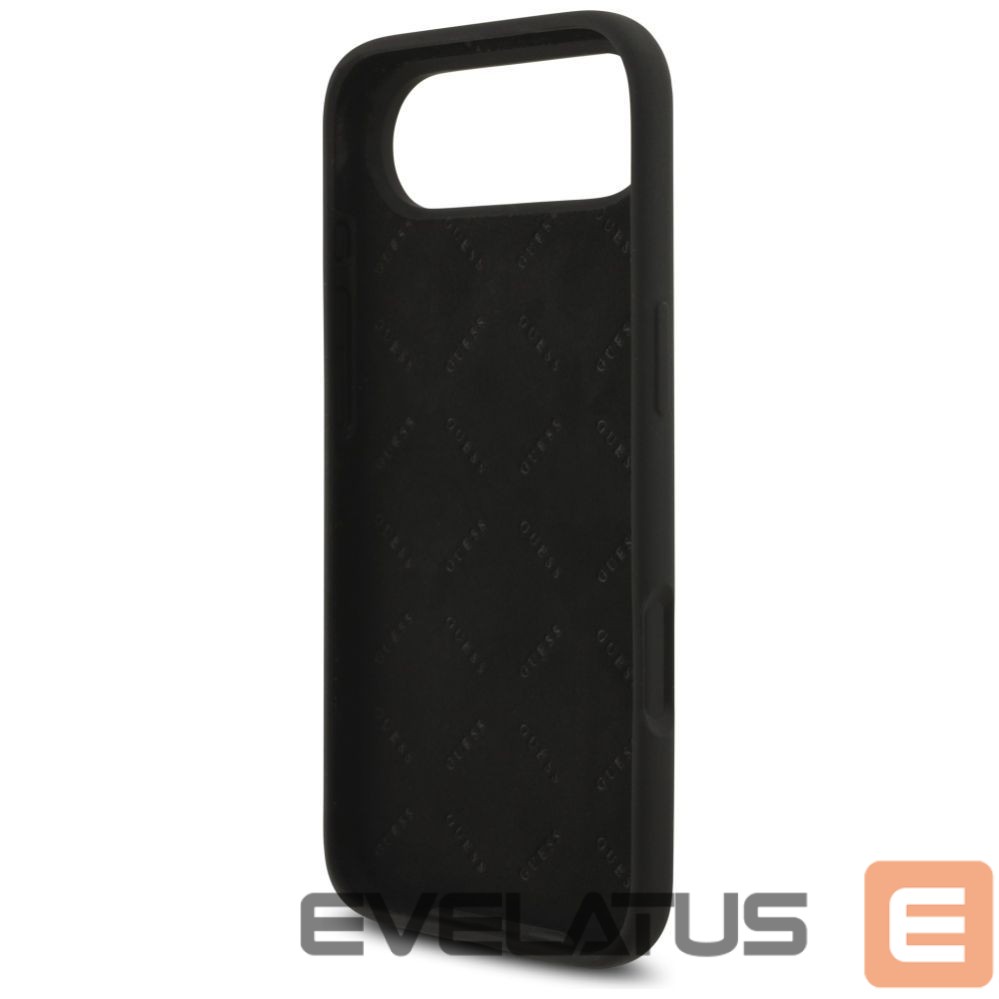 Kitos prekės Guess Guess Silicone Big 4G Script case for iPhone Air - black