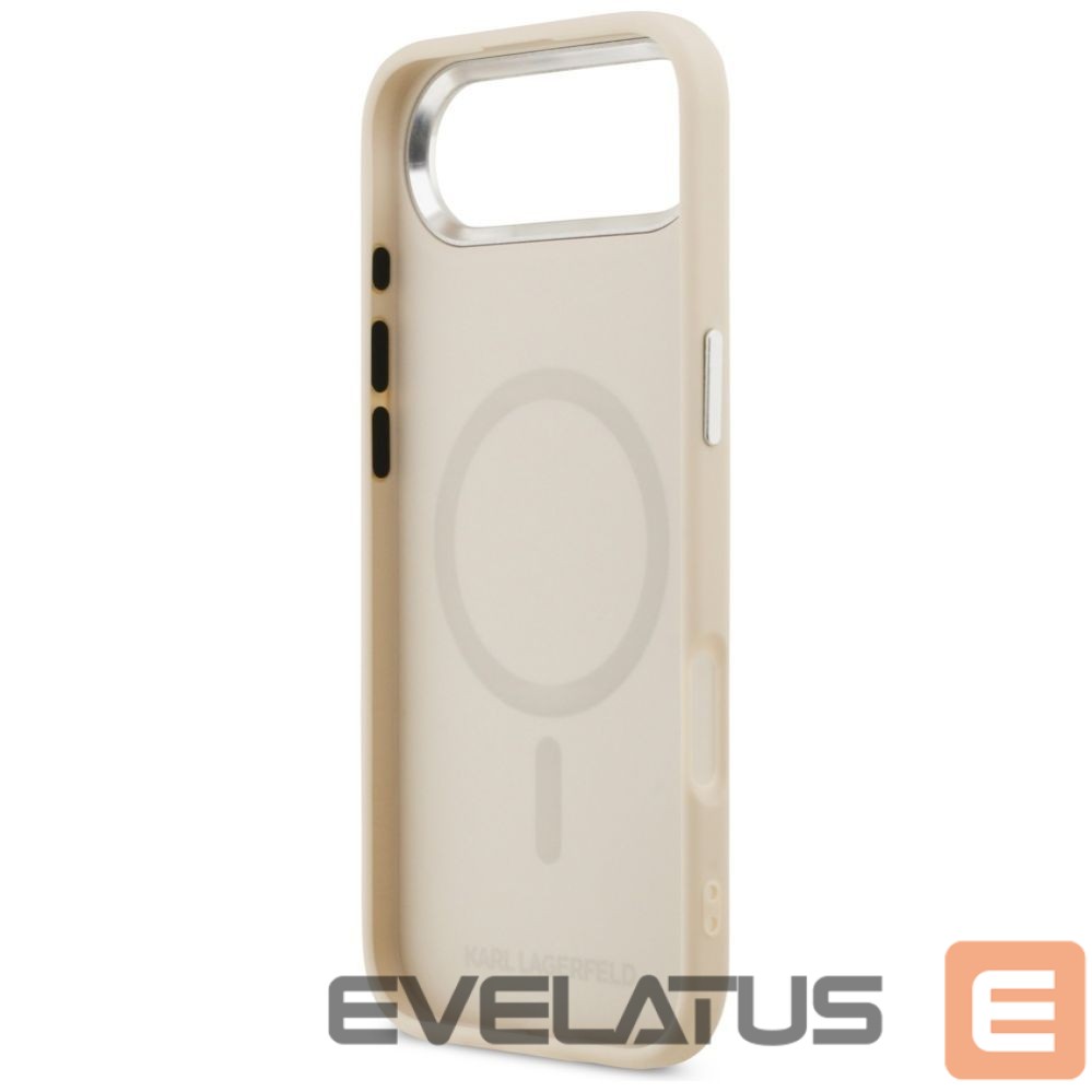 Kitos prekės Karl Lagerfeld Karl Lagerfeld Karl & Choupette Pins MagSafe Case for iPhone Air - Beige