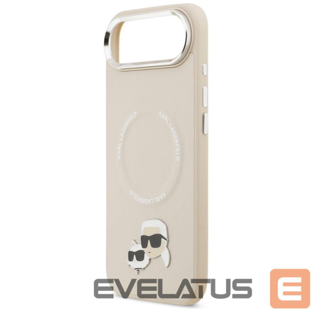Kitos prekės Karl Lagerfeld Karl Lagerfeld Karl & Choupette Pins MagSafe Case for iPhone Air - Beige