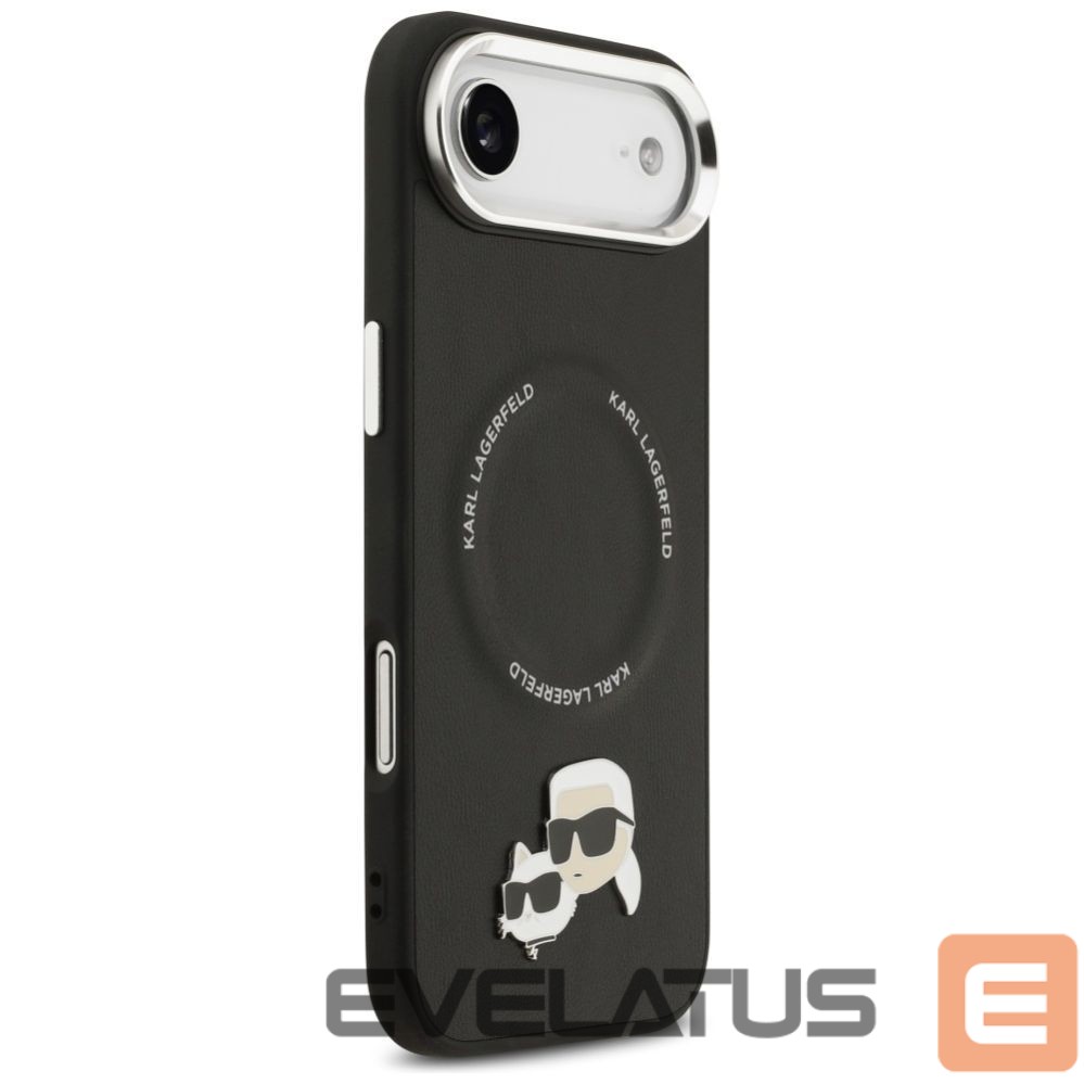 Kitos prekės Karl Lagerfeld Karl Lagerfeld Karl & Choupette Pins MagSafe Case for iPhone Air - Black