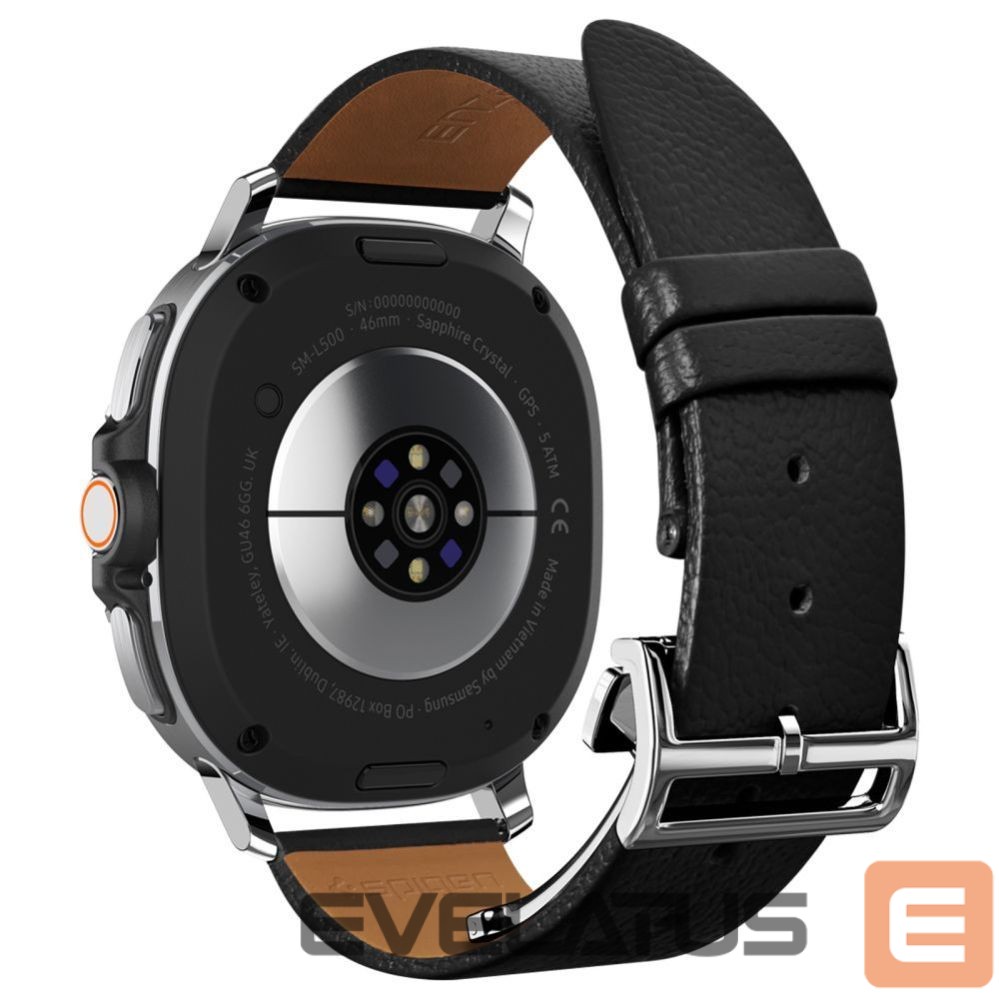 Kitos prekės Spigen Spigen Enzo Strap for Samsung Galaxy Watch 40/44/46 mm - Black