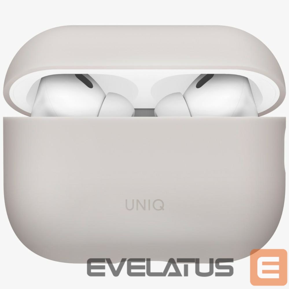 Kitos prekės UNIQ Uniq Lino Silicone Case for AirPods Pro - Beige
