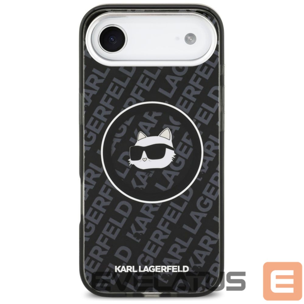 Kitos prekės Karl Lagerfeld Karl Lagerfeld IML Choupette Head Logo MagSafe iPhone Air Case - Black