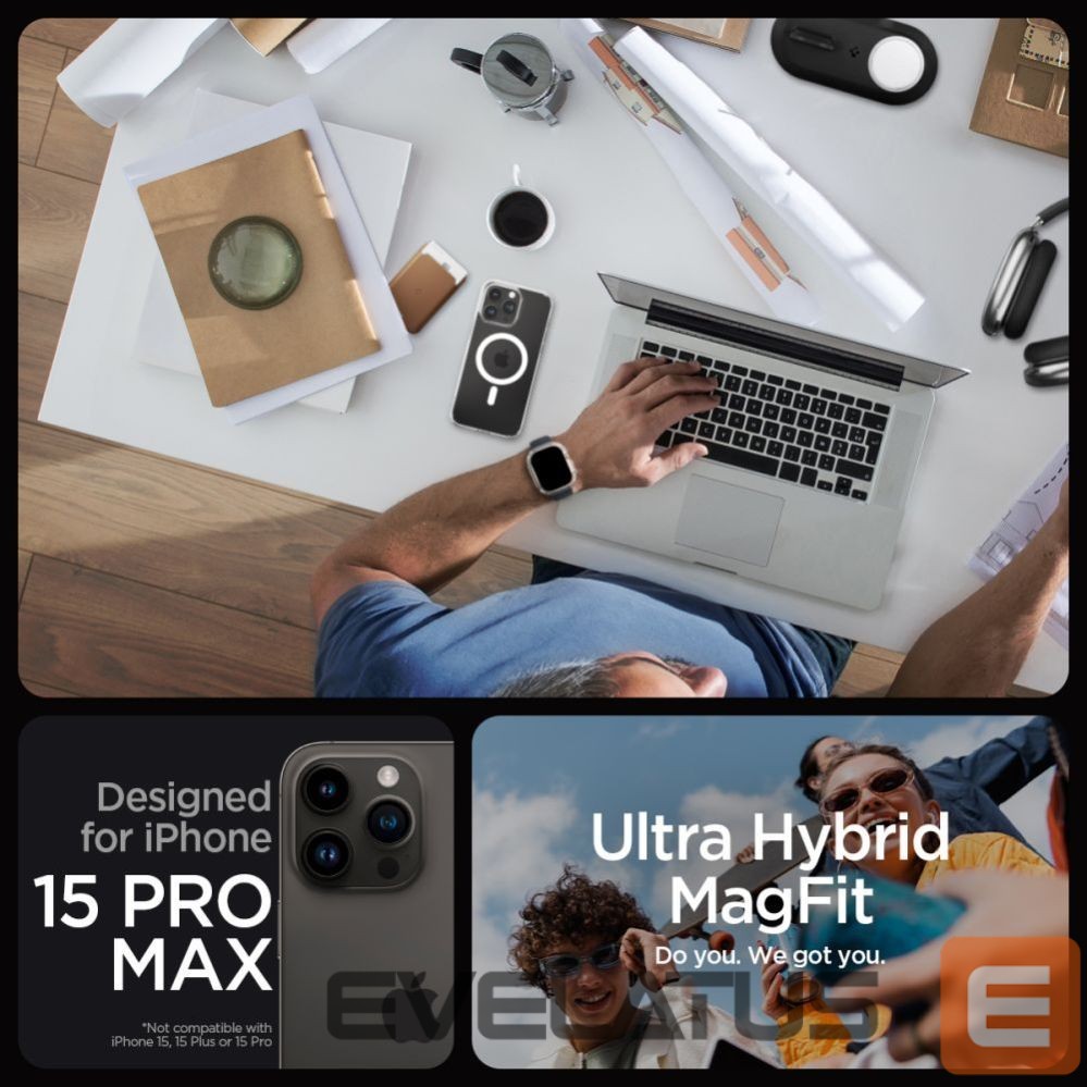Kitos prekės Spigen Transparent || White