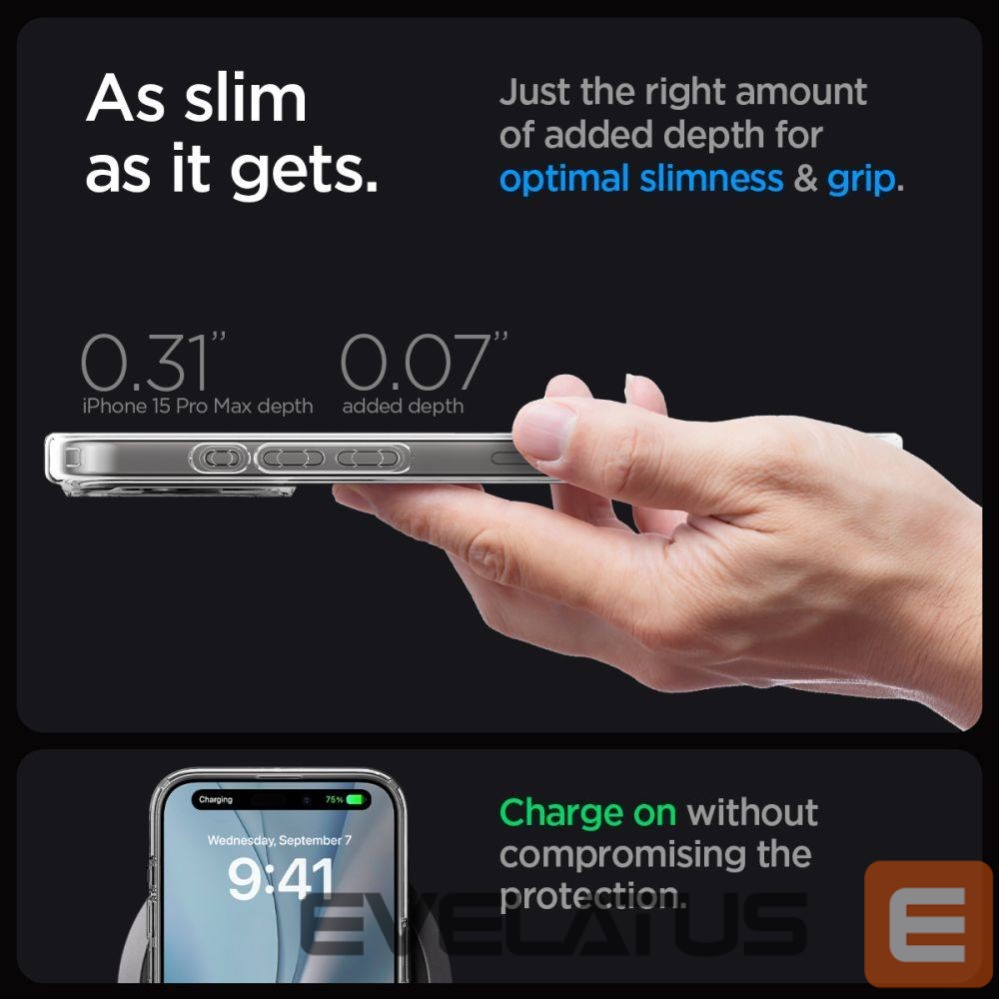 Kitos prekės Spigen Transparent || White