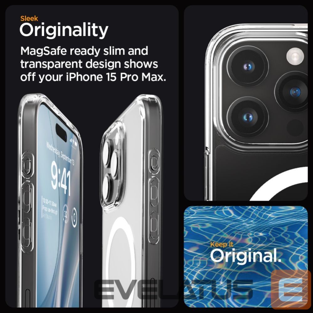 Kitos prekės Spigen Transparent || White