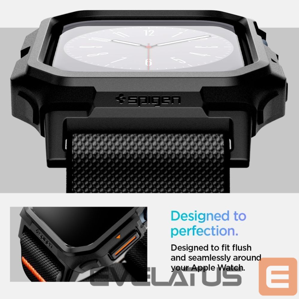 Kitos prekės Spigen Spigen Lite Fit "PRO" Strap for Apple Watch 10 42mm - Black