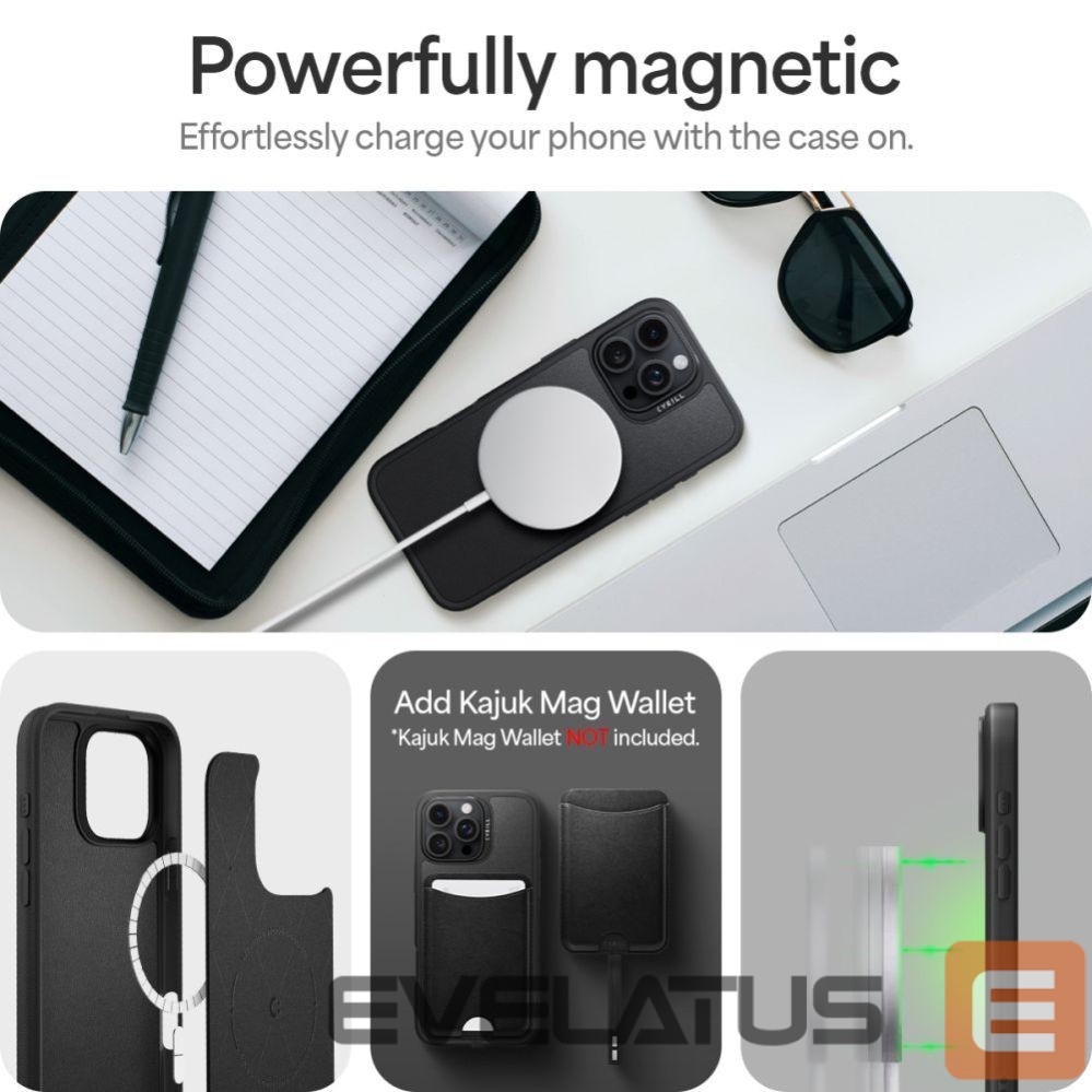 Kitos prekės Spigen Spigen Cyrill Kajuk iPhone 16 Pro Case - Black