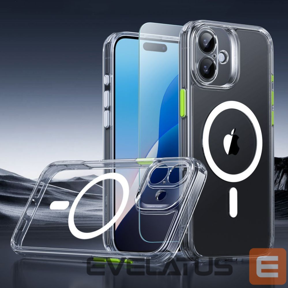 Kitos prekės ESR ESR Classic Pro Set Halolock MagSafe iPhone 16 Case - Clear