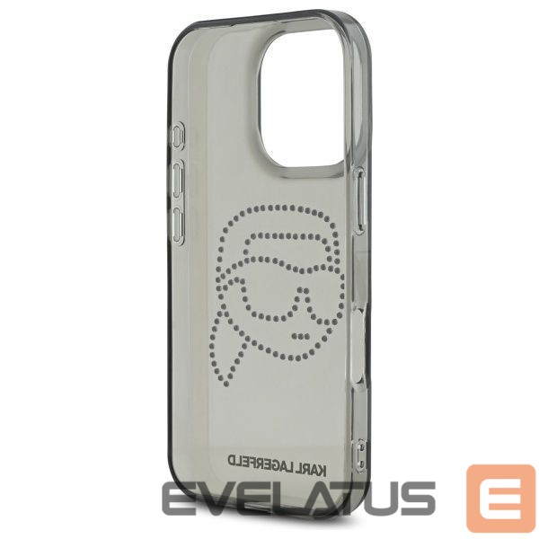 Kitos prekės Karl Lagerfeld Karl Lagerfeld KLHCP16XHKHDCELK iPhone 16 Pro Max 6.9" black/black hardcase IML Rhinestones Karl Head