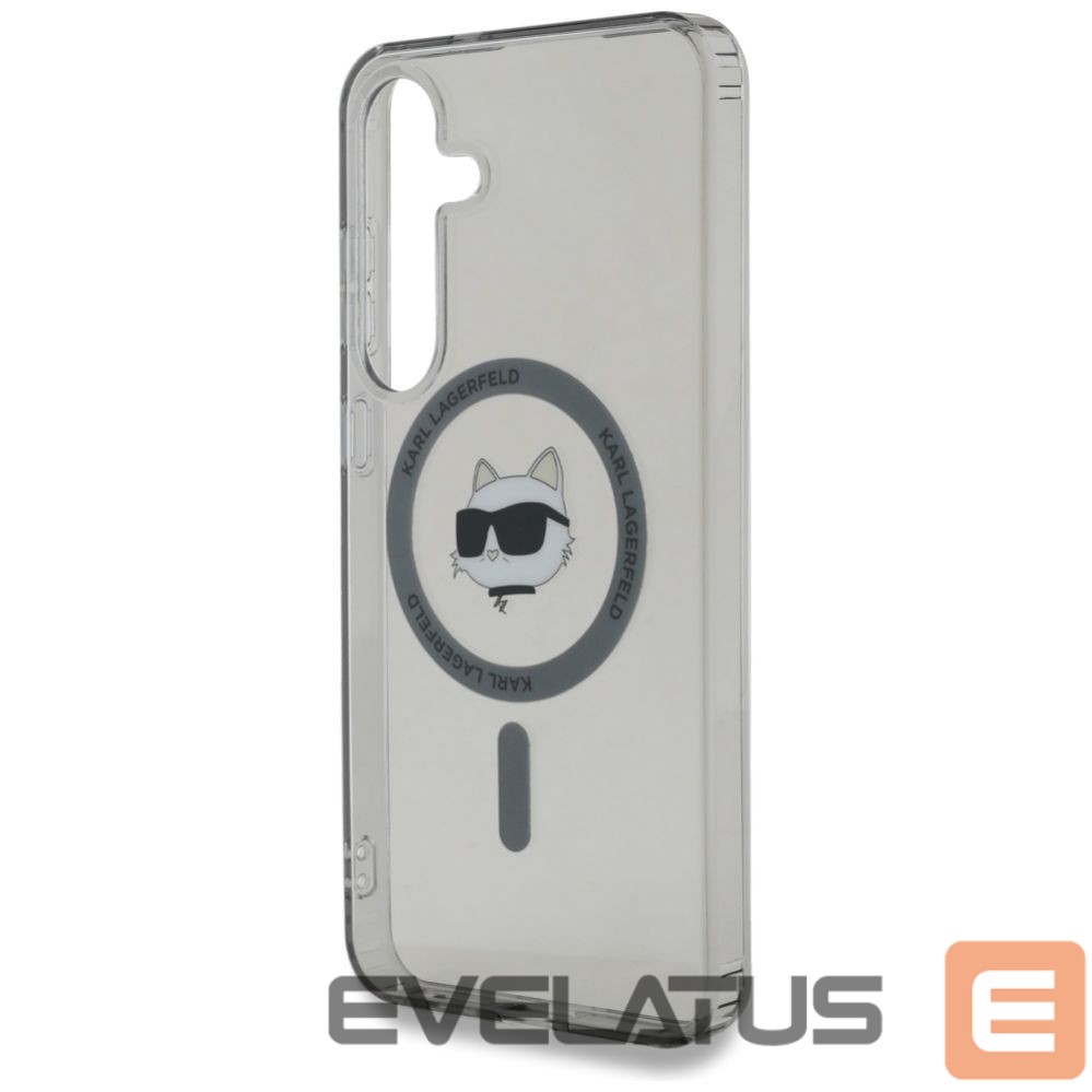 Kitos prekės Karl Lagerfeld Karl Lagerfeld Button Choupette Head Printed Logo MagSafe Samsung Galaxy S25 case black