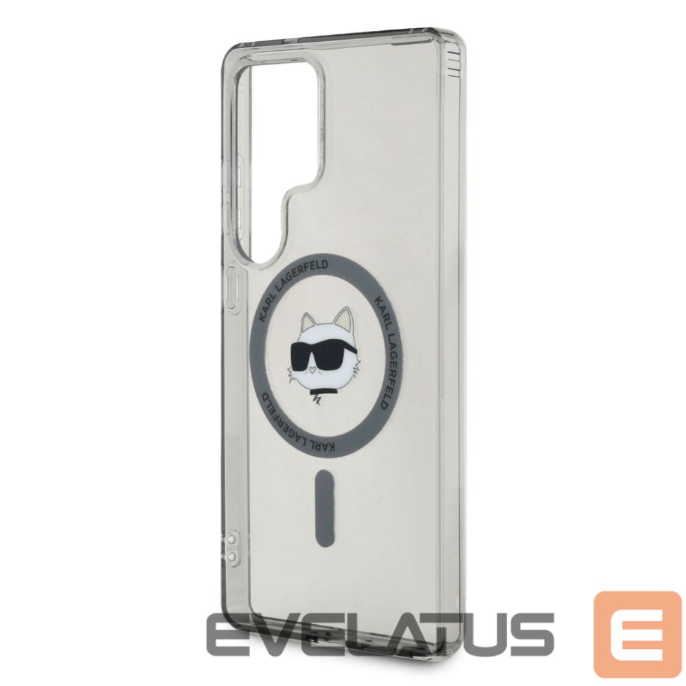 Kitos prekės Karl Lagerfeld Karl Lagerfeld Button Choupette Head Printed Logo MagSafe Samsung Galaxy S25 Ultra case black