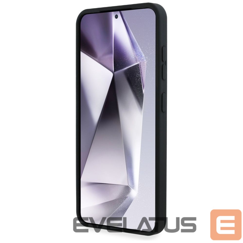 Kitos prekės Karl Lagerfeld Case Karl Lagerfeld Silicone Metal Signature Logo Samsung Galaxy S25 black
