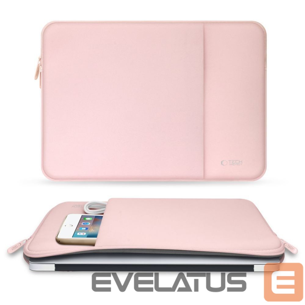 Kitos prekės Tech-Protect Tech-Protect Neoprene Laptop Case 13" - Pink