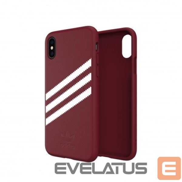 Kitos prekės Adidas Adidas OR Molded PU Suede case for iPhone X / XS - burgundy