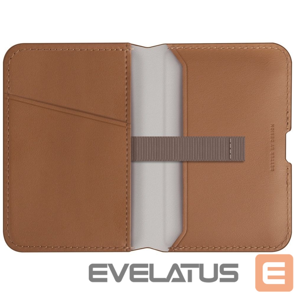 Kitos prekės UNIQ Uniq Lyden DS RFID Magnetic Wallet with Phone Stand - Brown