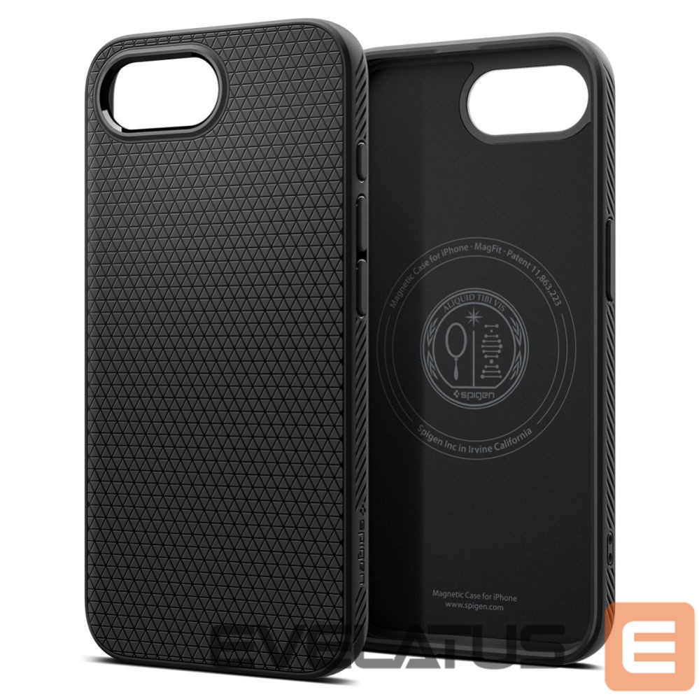 Kitos prekės Spigen Spigen Liquid Air Mag MagSafe Case for iPhone 16e / 17e - Matte Black