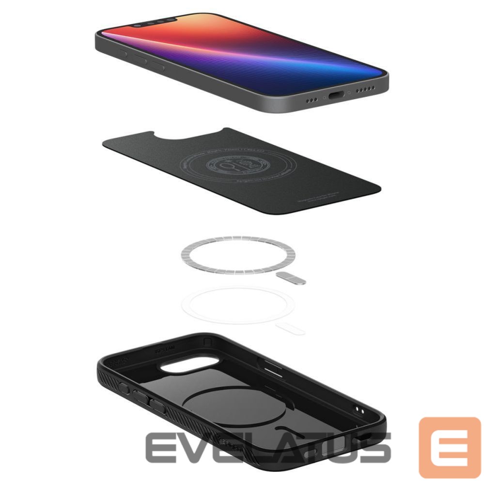 Kitos prekės Spigen Spigen Liquid Air Mag MagSafe Case for iPhone 16e / 17e - Matte Black