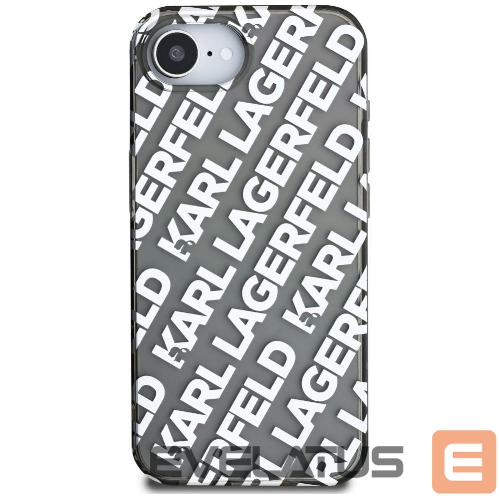 Kitos prekės Karl Lagerfeld Karl Lagerfeld IML Repeat Logo case for iPhone 16e - silver