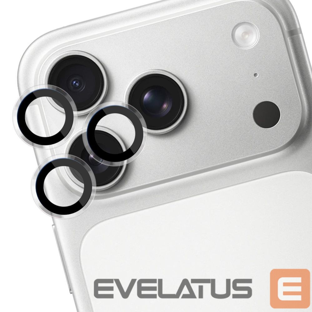 Kitos prekės 3MK 3mk Lens Protection Pro Camera Lens Glass for Apple iPhone 17 Pro /17 Pro Max - Clear